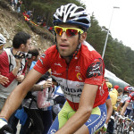 Nibali nel 2010 sulla Bola del Mundo