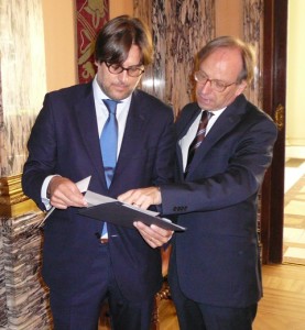 I due Ambasciatori, da sinistra Jaime-Gaytan e Pietro Sebastiani