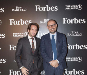 Raúl Berdonés Grupo Secuoya y Andres Rodríguez, editor de Forbes