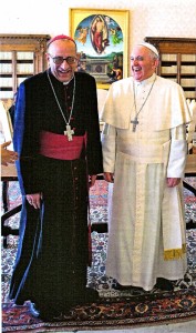 Omella con il Papa