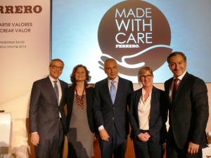 Da sinistra: Roberto Torri, Stefania Agnello, l’Ambasciatore Stefano Sannino, Claudia Millo, Aldo Cristiano 