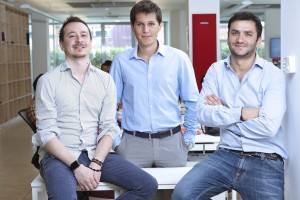 I fondatori della startup, Alberto Dalmasso, Dario Brignone e Samuele Pinta